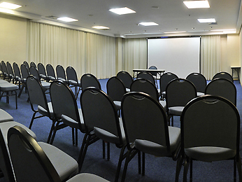 Sala de convenções do <strong>Mercure Nortel</strong>, em <a href="https://viajeaqui.abril.com.br/cidades/br-sp-sao-paulo" rel="São Paulo" target="_blank">São Paulo</a>