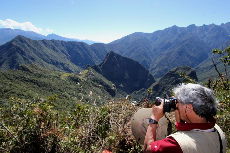 Novo ângulo de visão da cidade de Machu Picchu Novo ângulo de visão da cidade de Machu Picchu