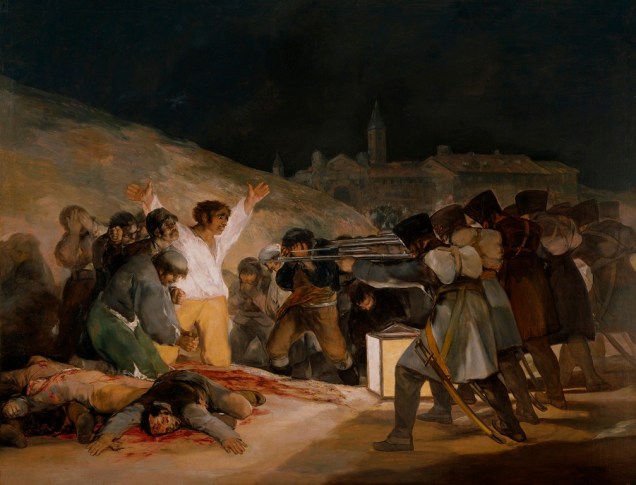 <em>O 3 de Maio em Madrid</em>, Goya (1814), Museu do Prado
