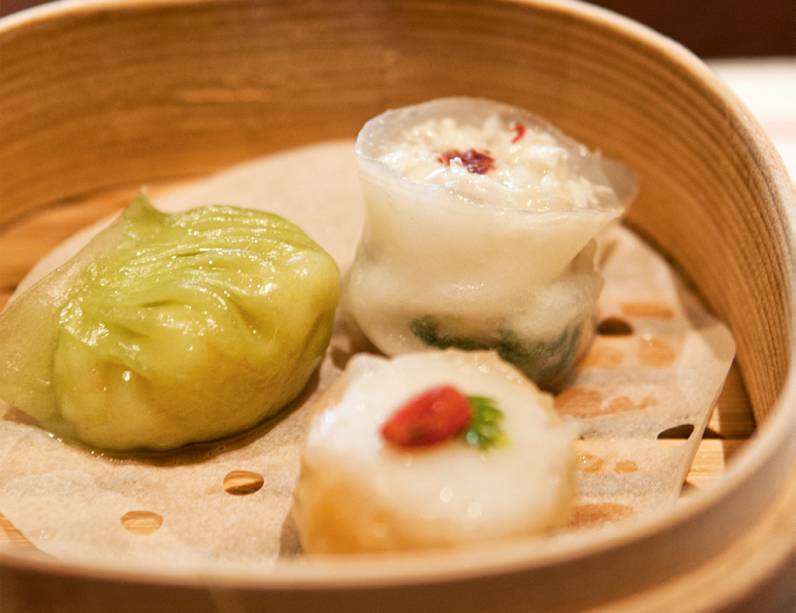 O dim sum muito recomendável do Cherry Garden O dim sum muito recomendável do Cherry Garden