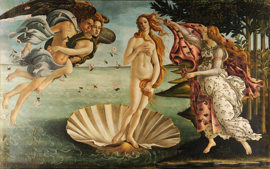 <em>O Nascimento de Vênus</em>, de Sandro Botticelli <em>O Nascimento de Vênus</em>, de Sandro Botticelli