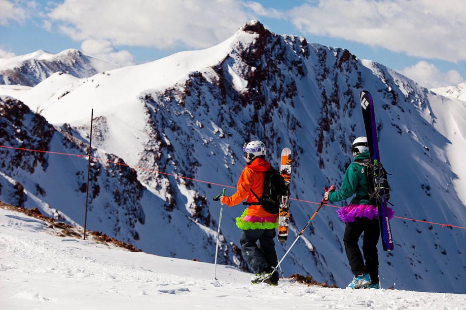 Off the track em Aspen-Snowmass