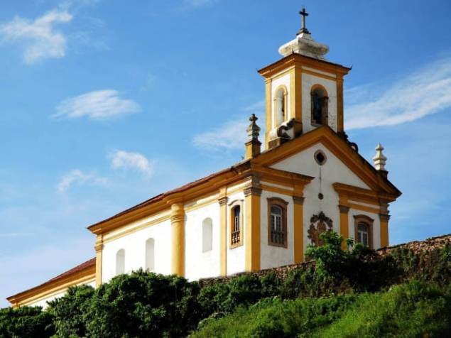 Igreja Nossa Senhora das Mercês e Misericórdia, um dos templos de Ouro Preto