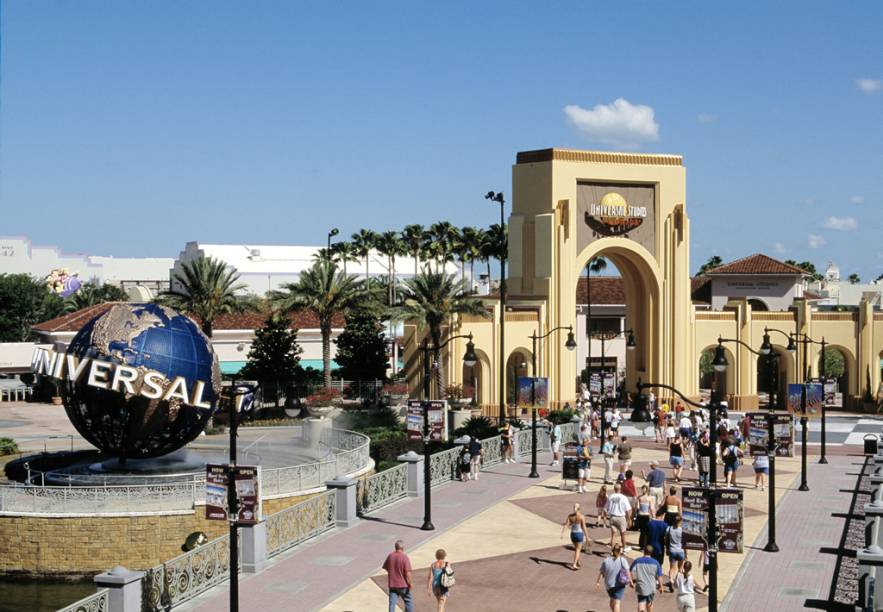Entrada do Universal Studios, um dos mais procurados por cinéfilos de todo o mundo