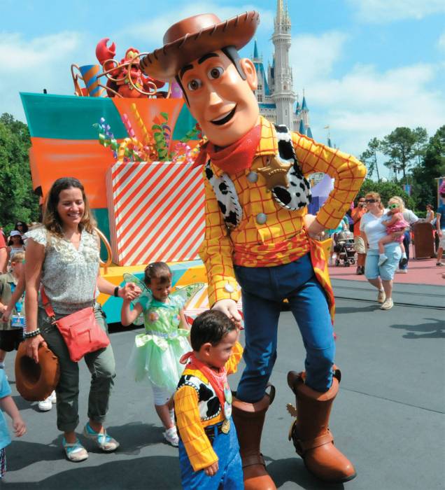 Woody, do filme <em>Toy Story</em>, na Disney, em Orlando