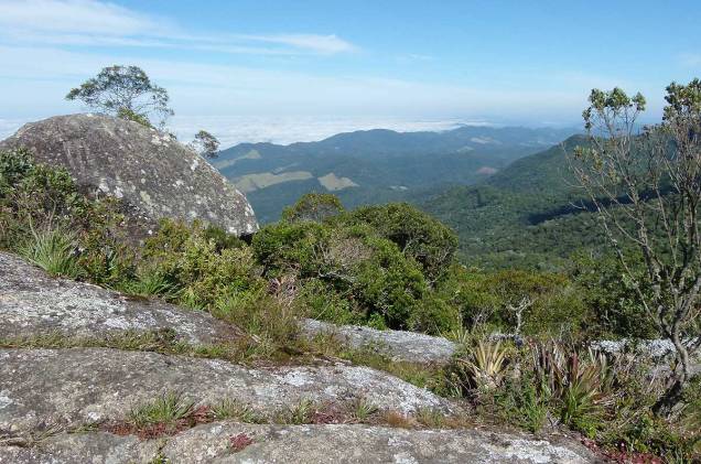 Do mirante da Pedra Redonda é possível ver o distrito de Monte Verde