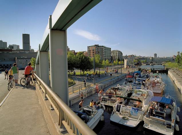 Canal Lachine, um sítio histórico em Montreal