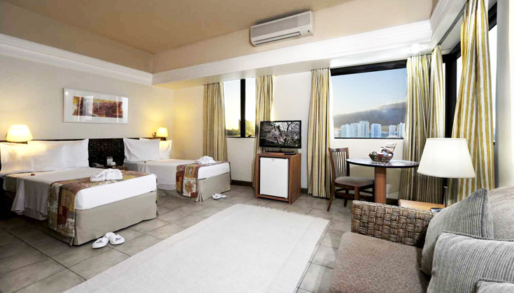 Acomodação superior twin do Park Suites, Manaus, Amazonas