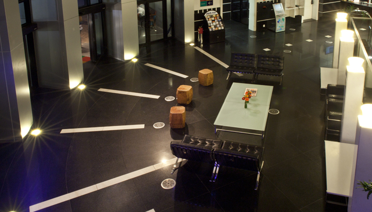 Lobby do <strong>Park Inn Ibirapuera</strong>, em <a href="https://viajeaqui.abril.com.br/cidades/br-sp-sao-paulo" rel="São Paulo" target="_blank">São Paulo</a>