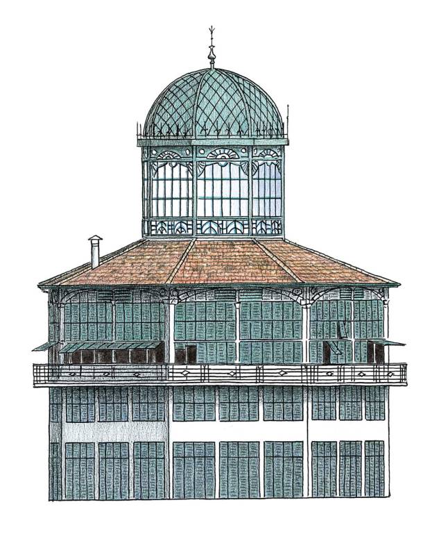 Pavilhão do antigo Mercado Municipal do Rio de Janeiro Pavilhão do antigo Mercado Municipal do Rio de Janeiro