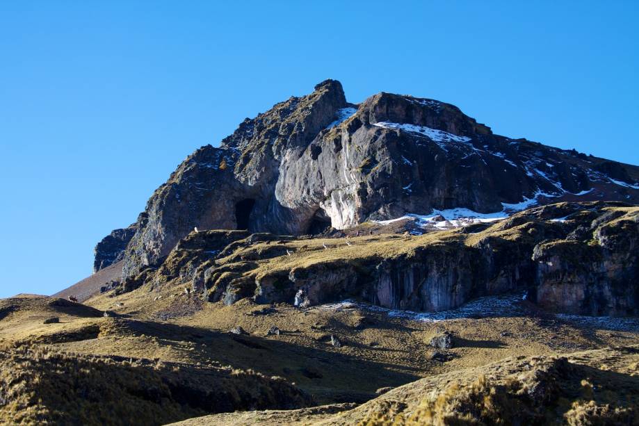 <strong>Vale de Lares – Peru</strong>Llamas e alpacas pastam em campos a mais de 4 mil metros de altitude, vistas durante caminhada pelo Vale de Lares