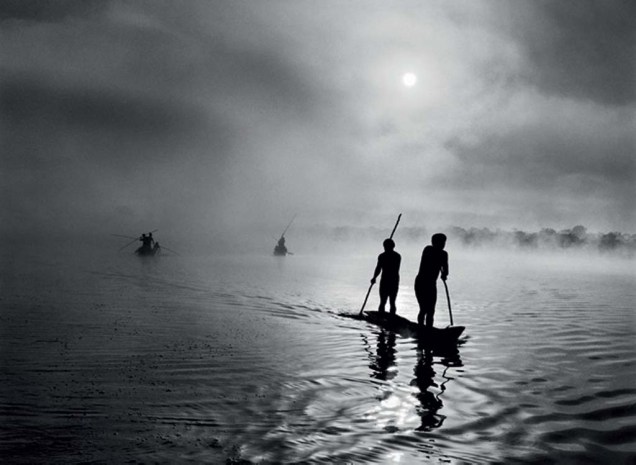 Pescaria da tribo waurá, no Xingu