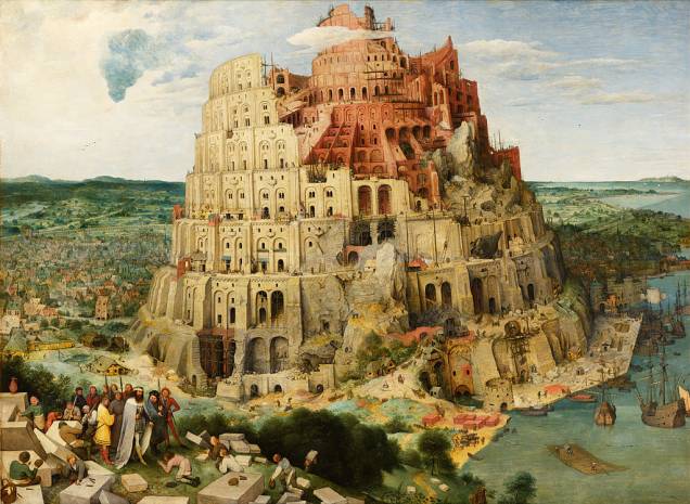 A Torre de Babel, de Pieter Brueghel, o Velho, no Kunsthistorischesmuseum