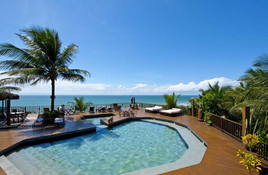 Piscina do complexo Sombra e Água Fresca, na Praia da Pipa, Rio Grande do Norte