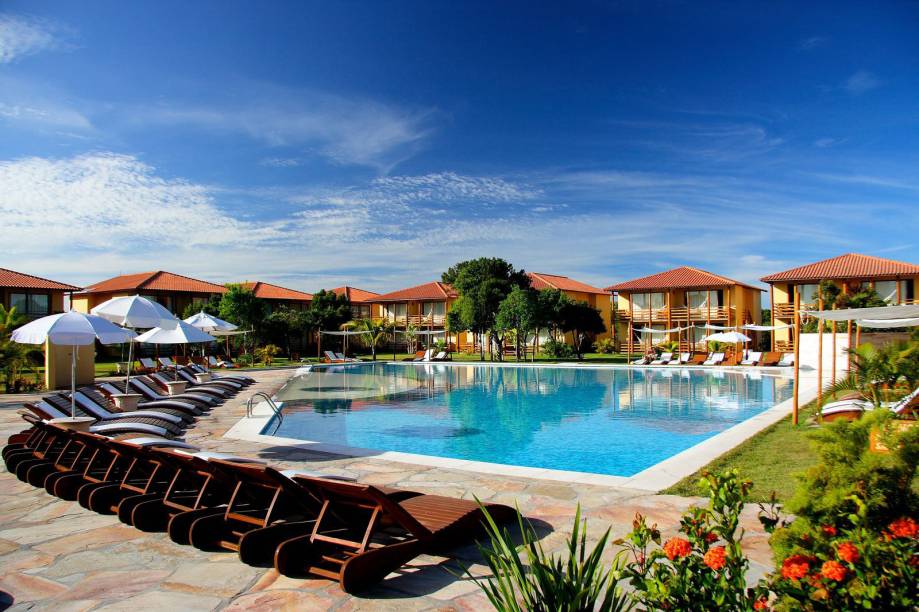 Piscina do La Torre Resort, na Praia do Mutá, Porto Seguro, Bahia