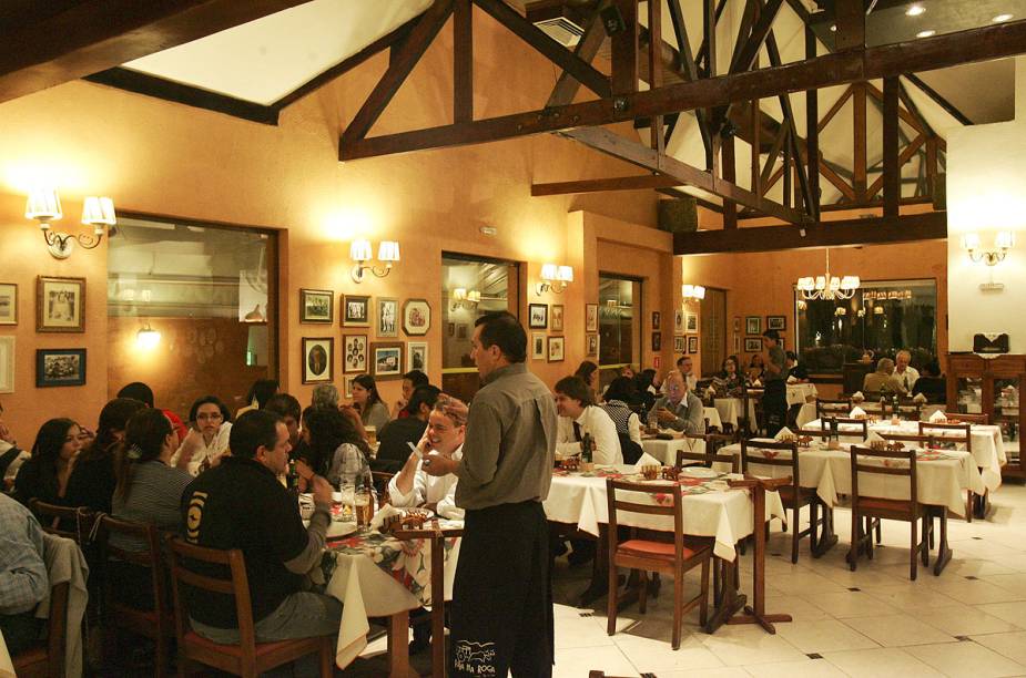 Salão da pizzaria, que fica em Perdizes, bairro da zona Oeste de São Paulo (SP)