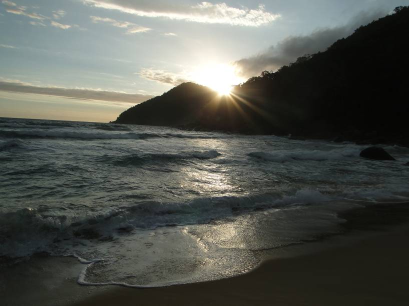 Entardecer na Praia do Sono