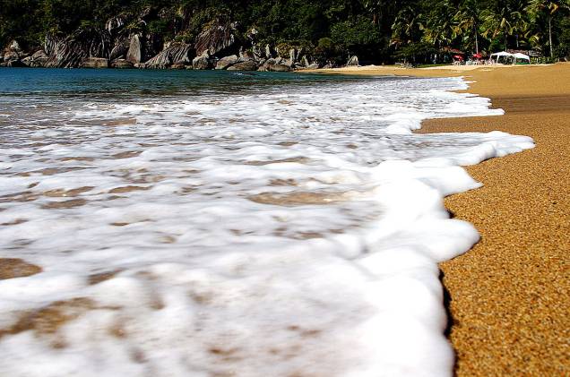 A <strong>Praia Jabaquara</strong> é a última praia com acesso de carro, ao norte de Ilhabela (SP) A <strong>Praia Jabaquara</strong> é a última praia com acesso de carro, ao norte de Ilhabela (SP)