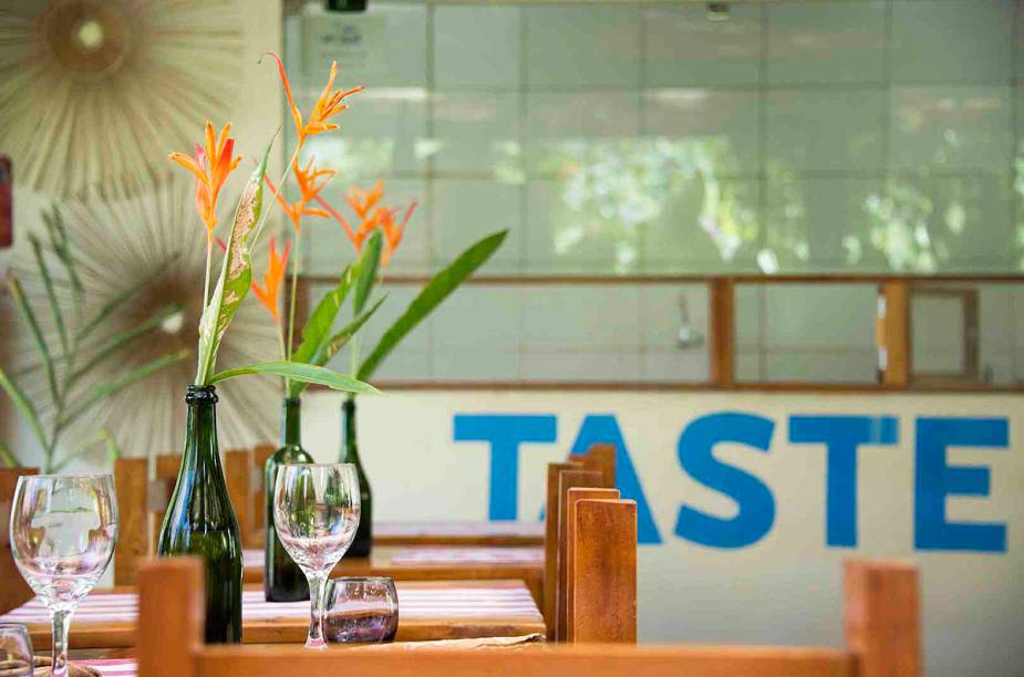 O ambiente intimista do restaurante é ideal para casais