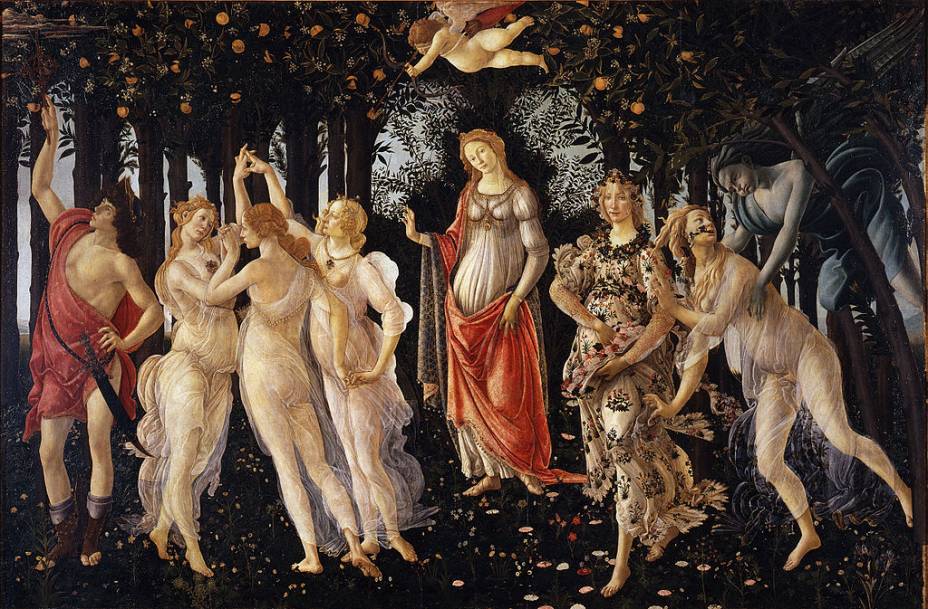 <em>Primavera</em>, de Sandro Botticelli <em>Primavera</em>, de Sandro Botticelli