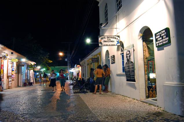 Passarela do Álcool, no centro de Porto Seguro Passarela do Álcool, no centro de Porto Seguro