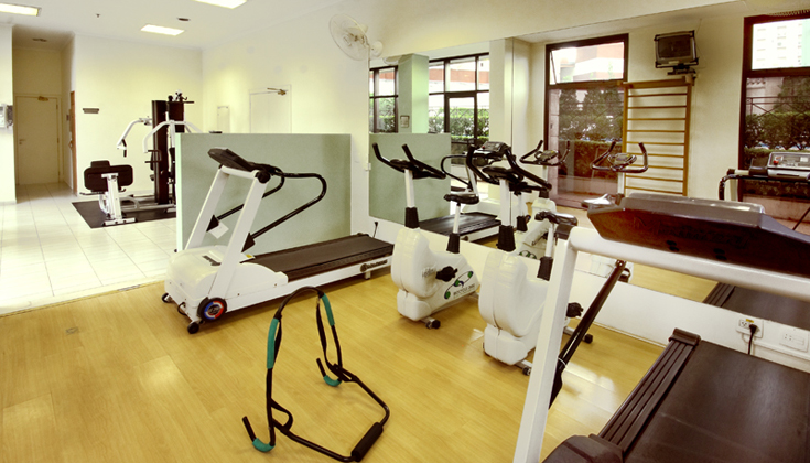 Academia do <strong>Quality Suites Long Stay Vila Olímpia</strong>, em <a href="https://viajeaqui.abril.com.br/cidades/br-sp-sao-paulo" rel="São Paulo" target="_blank">São Paulo</a>