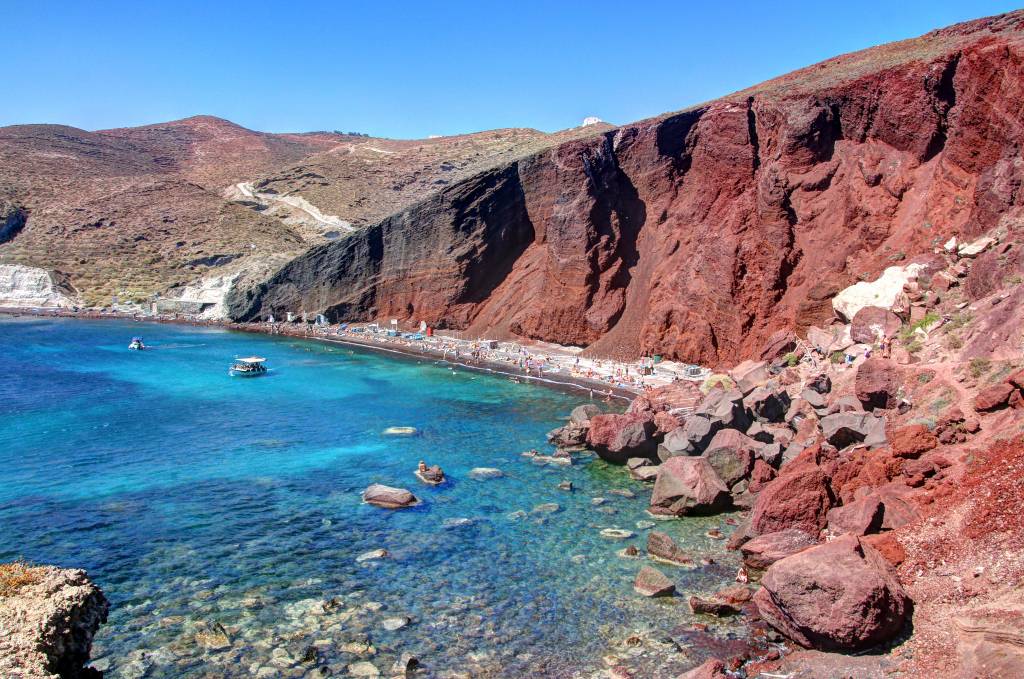 Red Beach Santorini Grécia