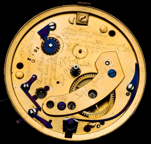 Relógio de ouro de Abraham Lincoln, parte do acervo do National Museum of National History