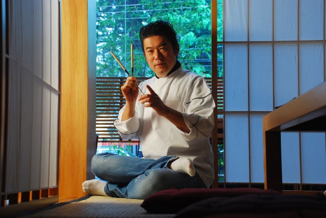 Tsuyoshi Murakami, chef do restaurante Kinoshita, em São Paulo (SP)