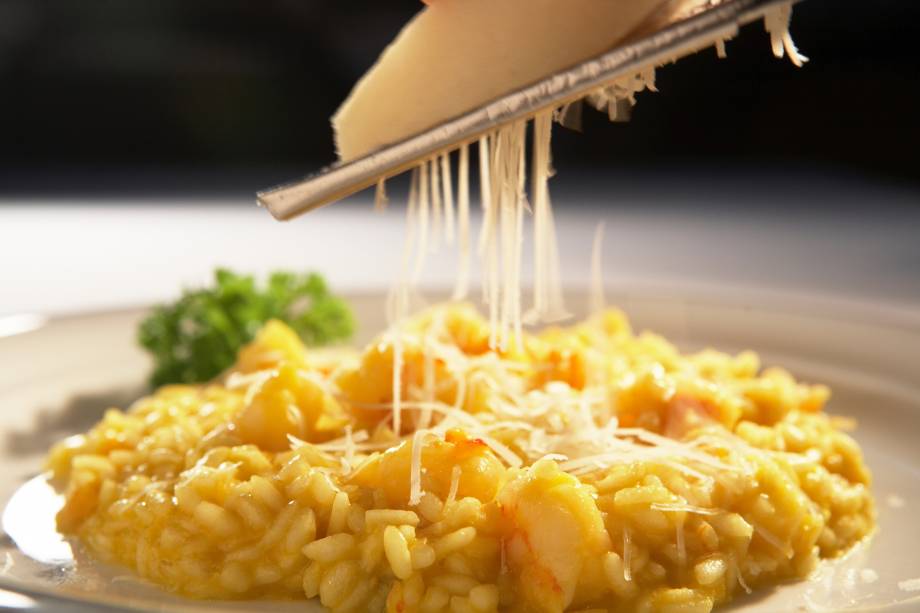 Risoto de abóbora com camarão do restaurante Gero, em Ipanema, no Rio de Janeiro