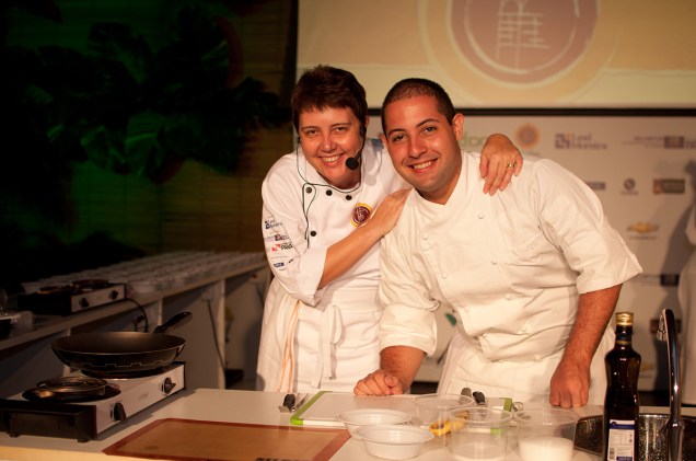 Roberta Sudbrack e o chef Rafael Erbs, Festival Ver-o-Peso da Cozinha Paraense