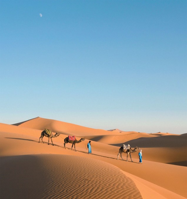 Deserto do Saara, na África