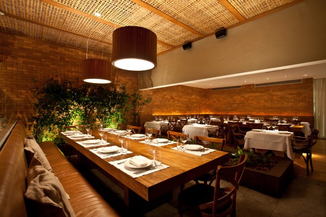Salão do restaurante Duo, no Rio de Janeiro