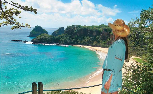Mirante da praia do Sancho, em Fernando de Noronha, Pernambuco Mirante da praia do Sancho, em Fernando de Noronha, Pernambuco