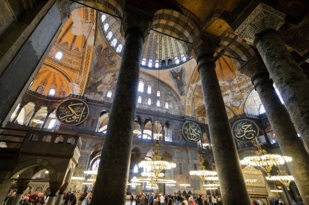 Com mais de 1400 anos, Santa Sofia é o símbolo maior de Istambul