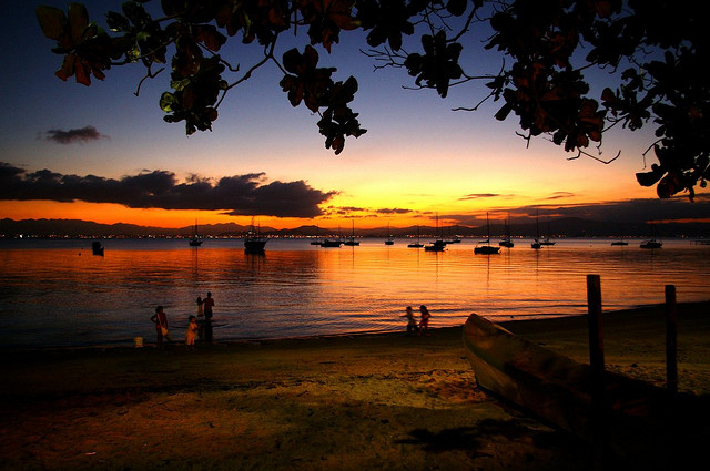 Entardecer em Santo Antonio de Lisboa, Florianópolis