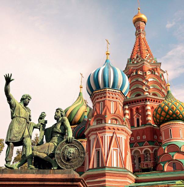 Catedral de São Basílio, em Moscou, Rússia