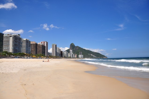 Praia de São Conrado, no Rio de Janeiro