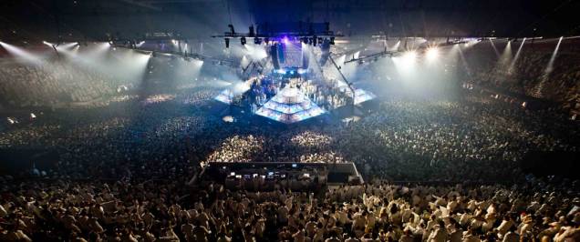 O evento terá área total de 80.000 m² cobertos O evento terá área total de 80.000 m² cobertos