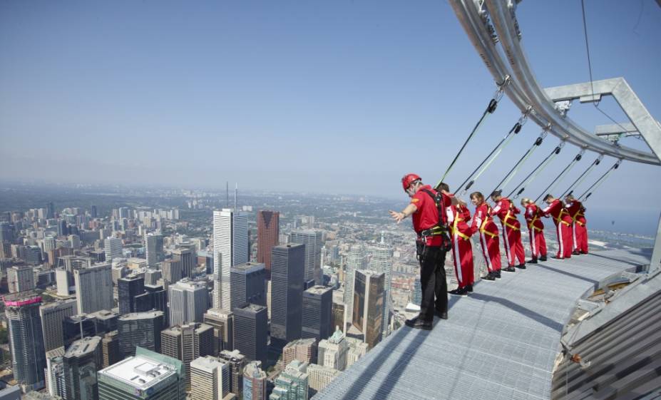 Uma experiência provocadora na CN Tower