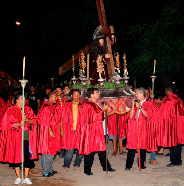 Procissão do Encontro, em Paraty, que celebra a união das imagens de Jesus Cristo e de Nossa Senhora das Dores