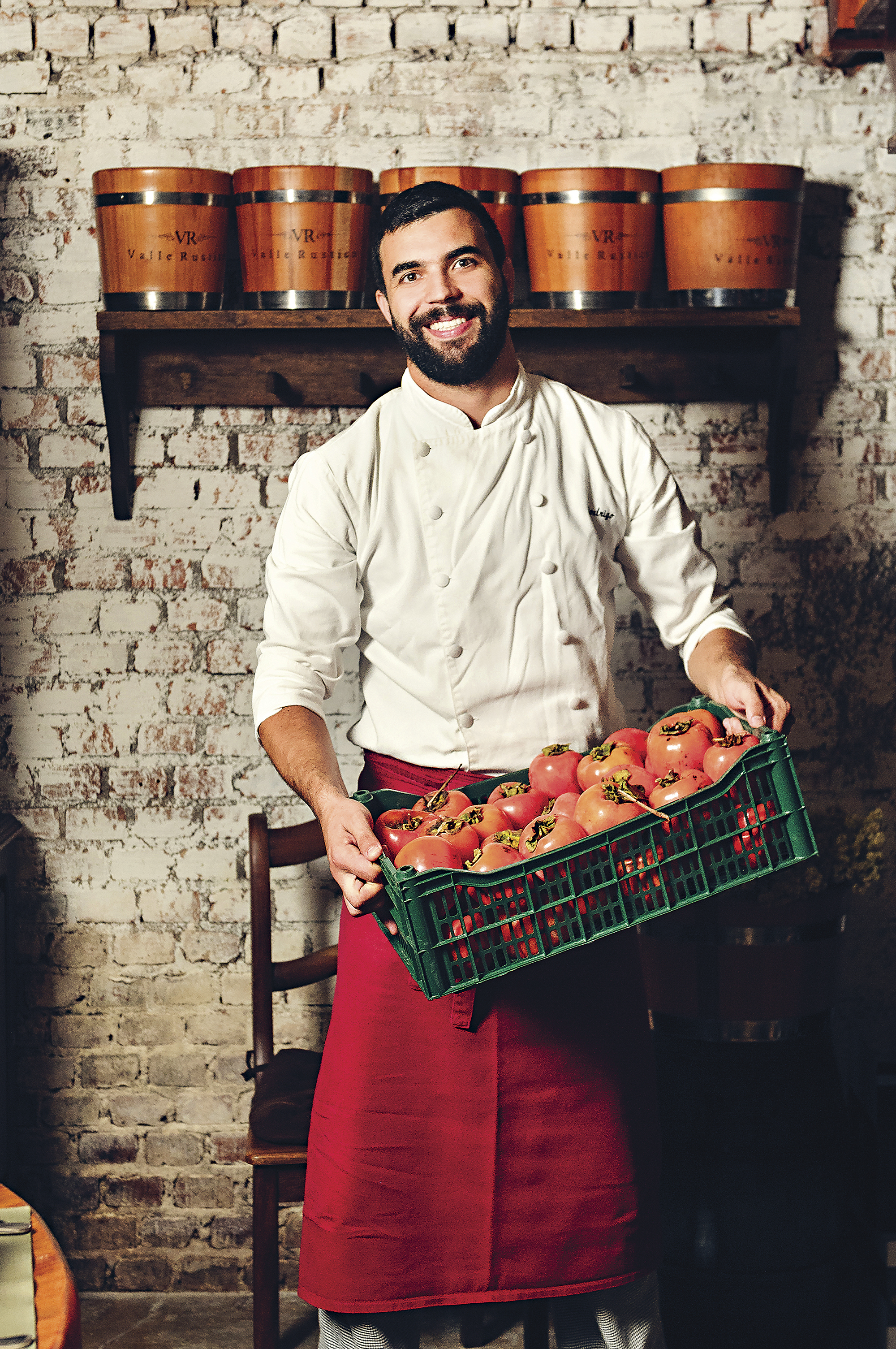 Rodrigo Bellora, chef do restaurante Valle Rústico, Vale dos Vinhedos, Bento Gonçalves, RS