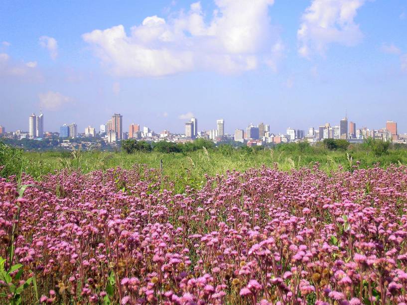 Skyline da cidade de Asunción, Paraguai