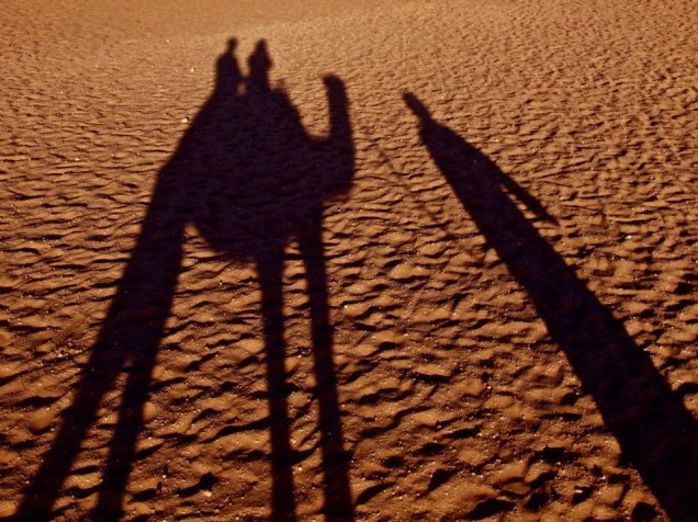 Areias do deserto de Abu Dhabi