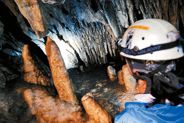 O Parque Estadual Turístico do Alto Ribeira (Petar) possui mais de 300 cavernas catalogadas, o maior número em uma única área na América Latina.