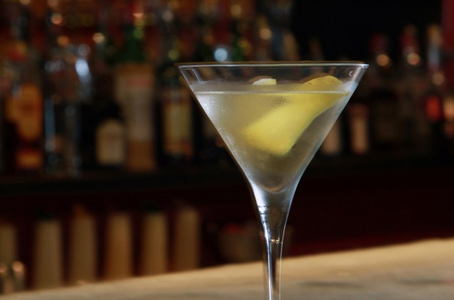 Drink "Vesper Martini", do bar Sub Astor.