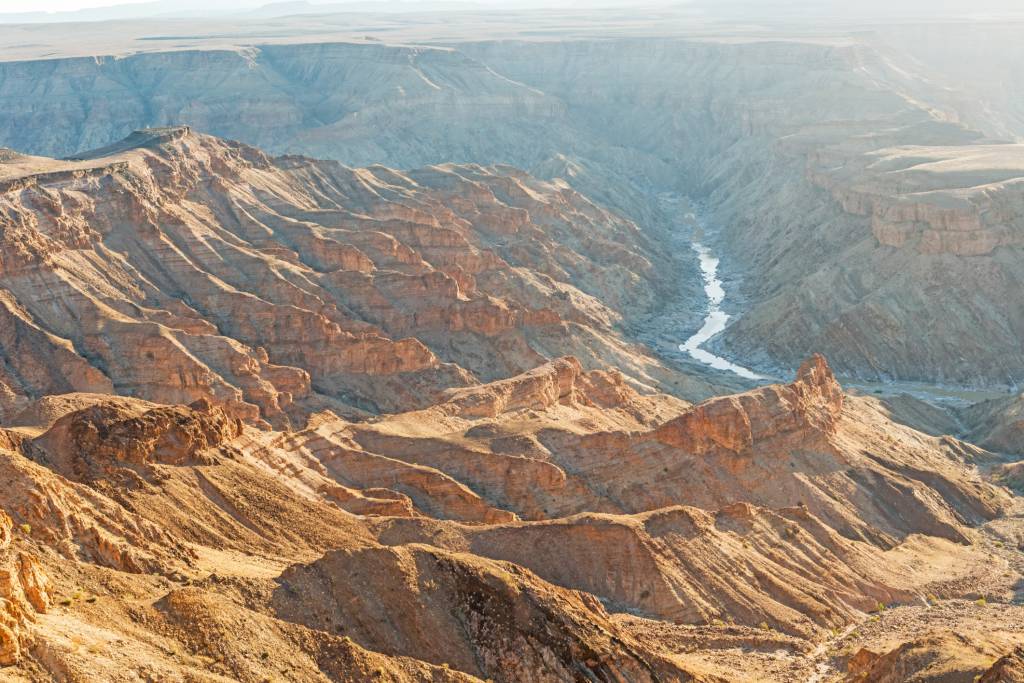 Fish River Canyon, no sul da Namíbia