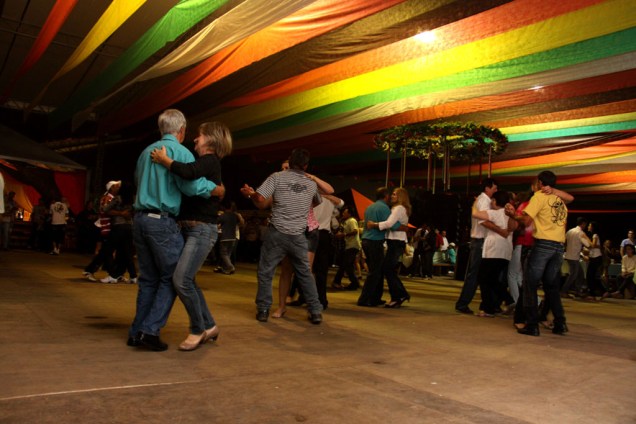 A hora da dança na Festa do Imigrante de Timbó