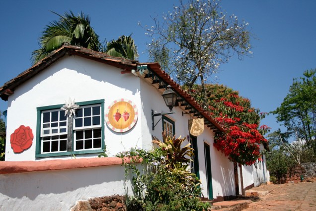 Casarão em Tiradentes, uma das cidades históricas mais bem-preservadas do Brasil Casarão em Tiradentes, uma das cidades históricas mais bem-preservadas do Brasil
