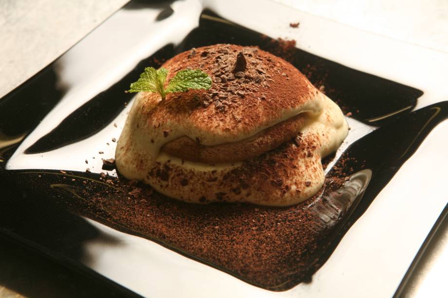 Tiramissu do restaurante Fasano Al Mare, no Rio de Janeiro